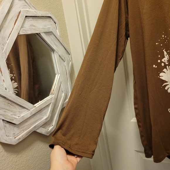 Brown Boutique Sunflower Hope Faith Love Dress - Picture 5 of 5